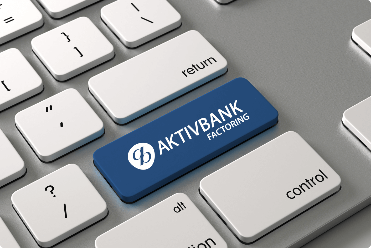 Tastatur mit AKTIVBANK Logo