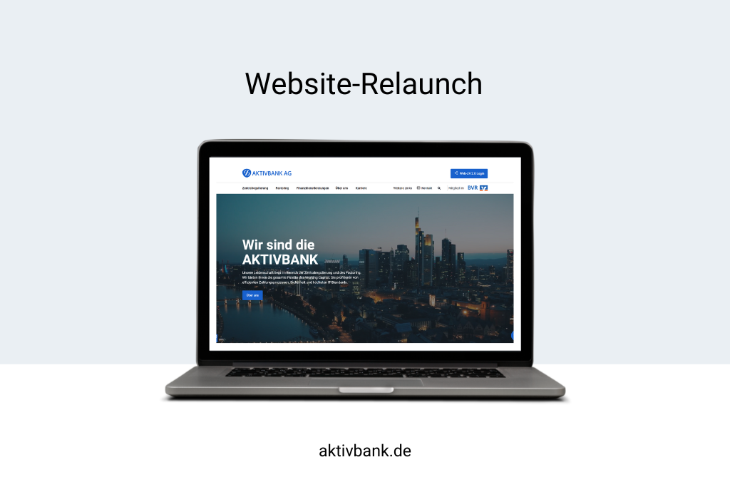 Website-Relaunch aktivbank.de